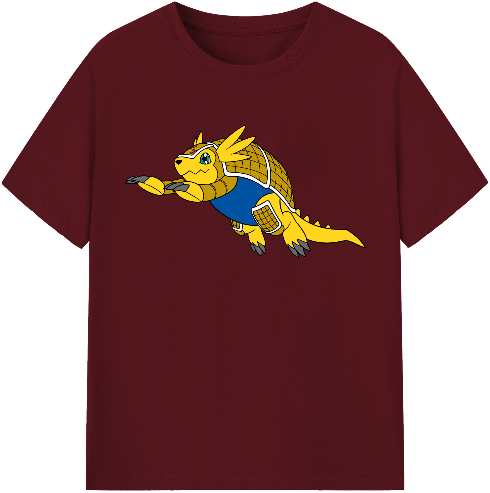 （画像用） Digimon デジタルモンスター/デジモン 綿100％半袖Tシャツ（フロントプリント）